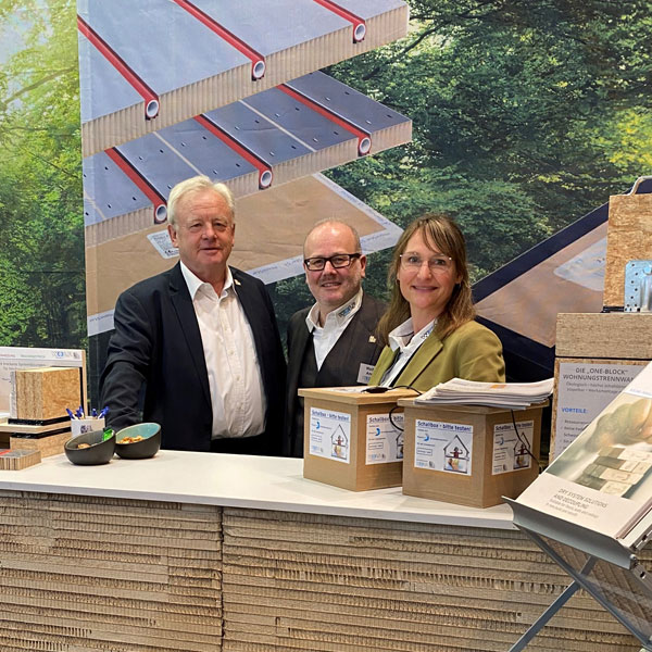 Dach und Holz Bild von der Messe