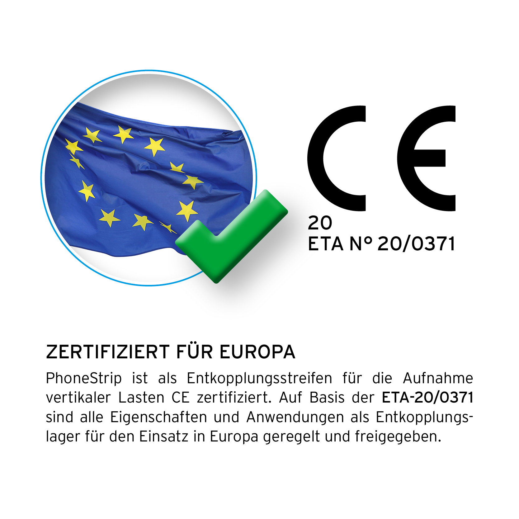 Ce Zertifizierung PhoneStrip Logo Ce Zertifizierung PhoneStrip Logo