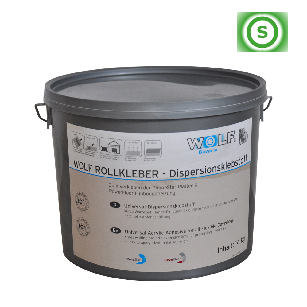 Wolf Rollkleber Produktabbildung Wolf Rollkleber im Eimer