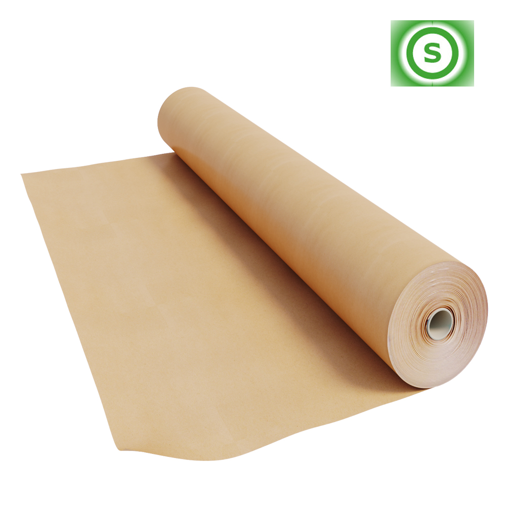 Produktabbildung Rolle Wolf Trennbahn, Packpapier braun Produktabbildung Rolle Wolf Trennbahn, Packpapier braun