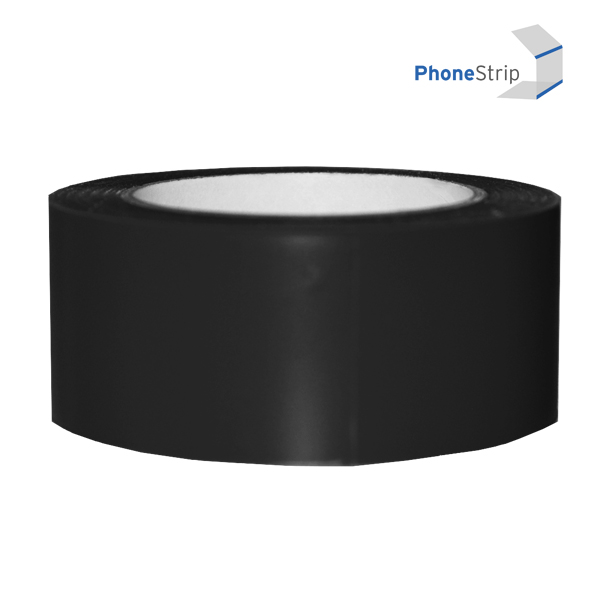PhoneStrip Tape schwarz Produktabbildung PhoneStar Tape Rolle,  Farbe schwarz